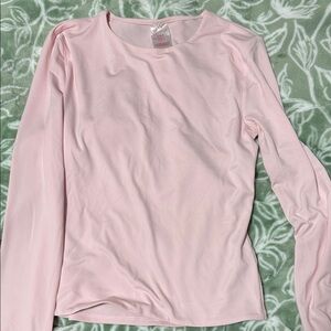 No Boundaries Light Pink Long Sleeve Tee